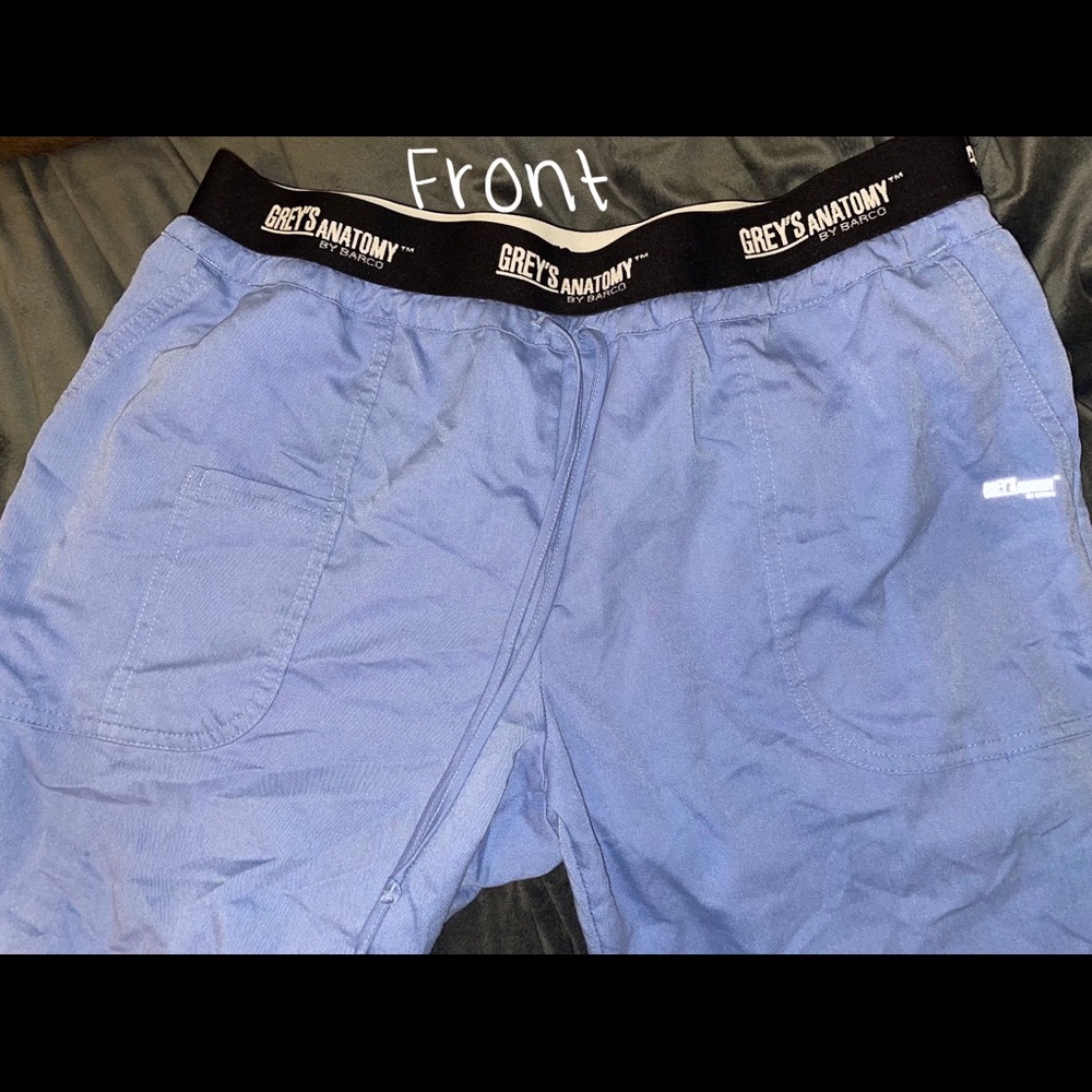 Greys anatomy ceil blue scrub set